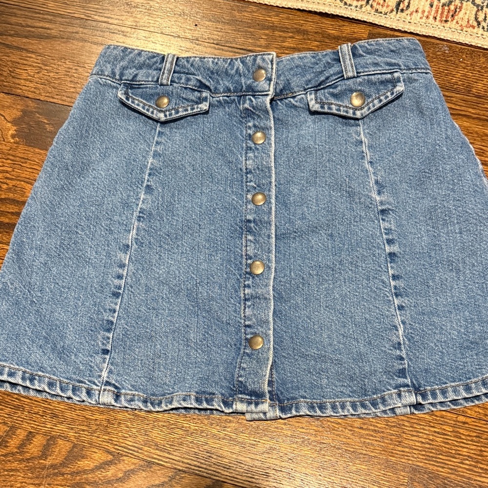 Denim BDG Button-Up Skirt